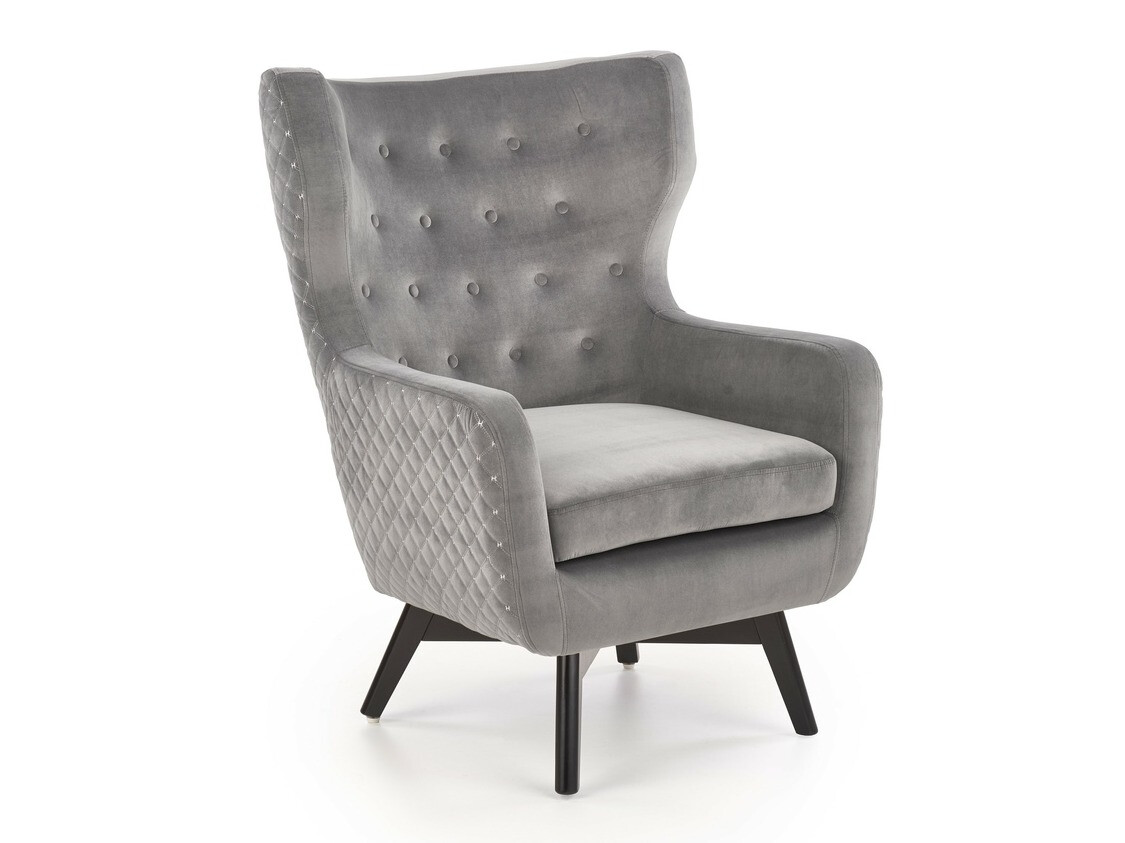 Sillón Houston 836 (Gris + Negro)