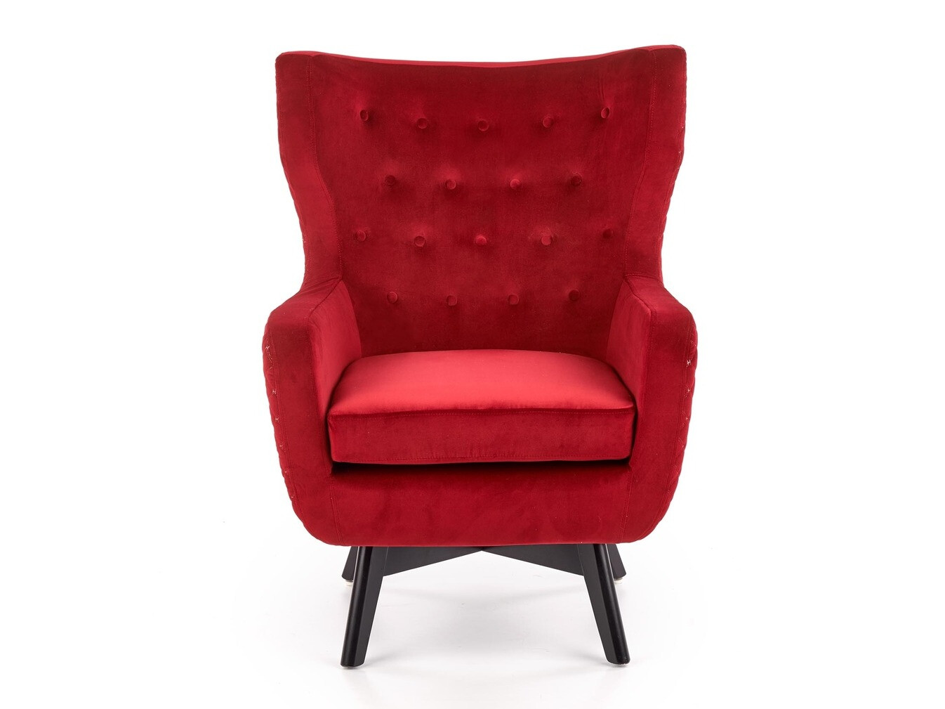 Sillón Houston 836 (Rojo + Negro)