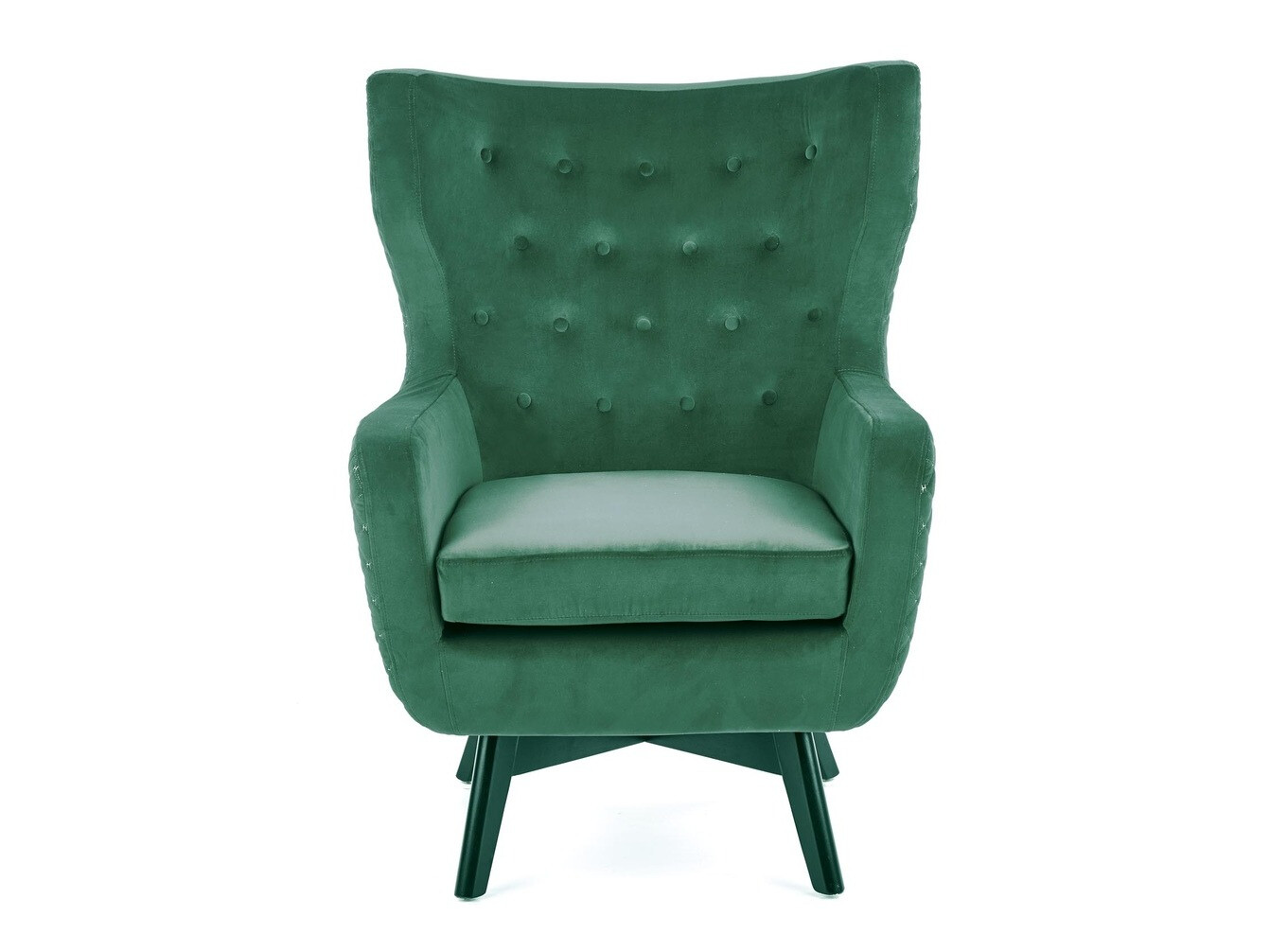 Sillón Houston 836 (Verde oscuro + Negro)
