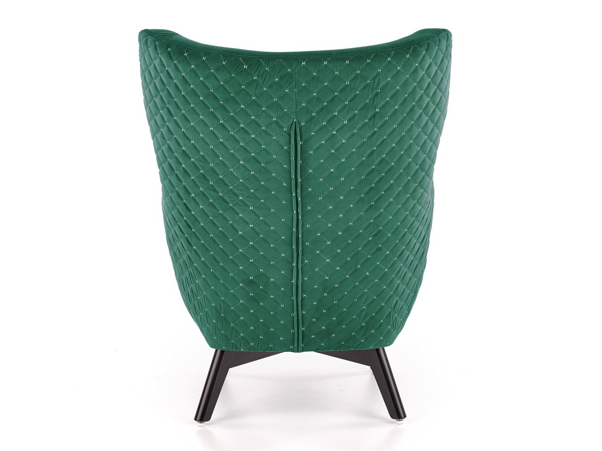 Sillón Houston 836 (Verde oscuro + Negro)