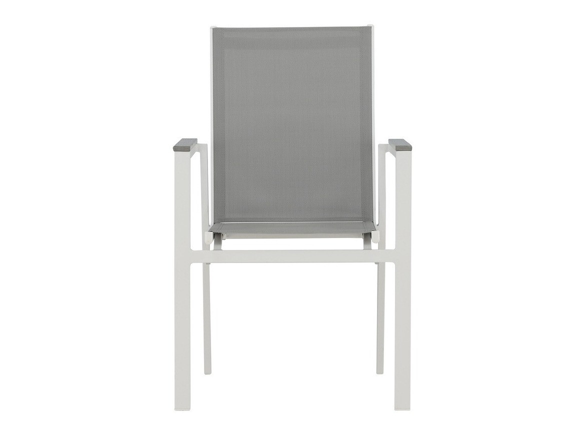 Silla para exterior Dallas 2775 (Blanco + Gris)