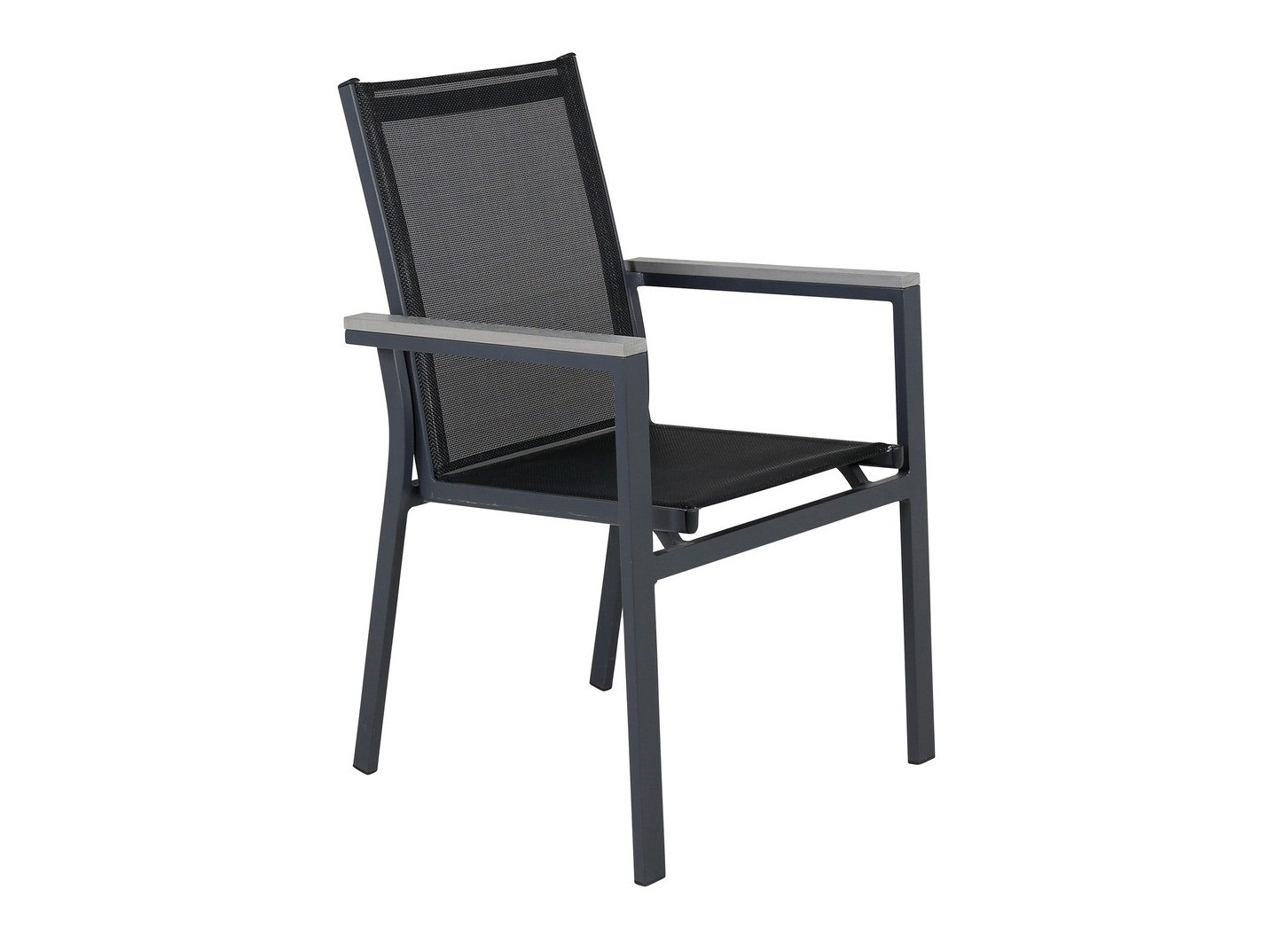 Silla para exterior Dallas 2775 (Negro + Gris)