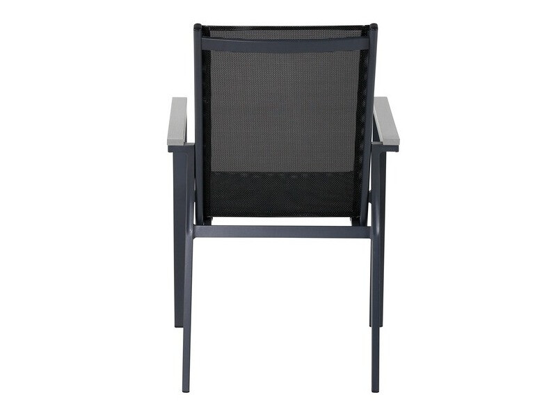 Silla para exterior Dallas 2775 (Negro + Gris)