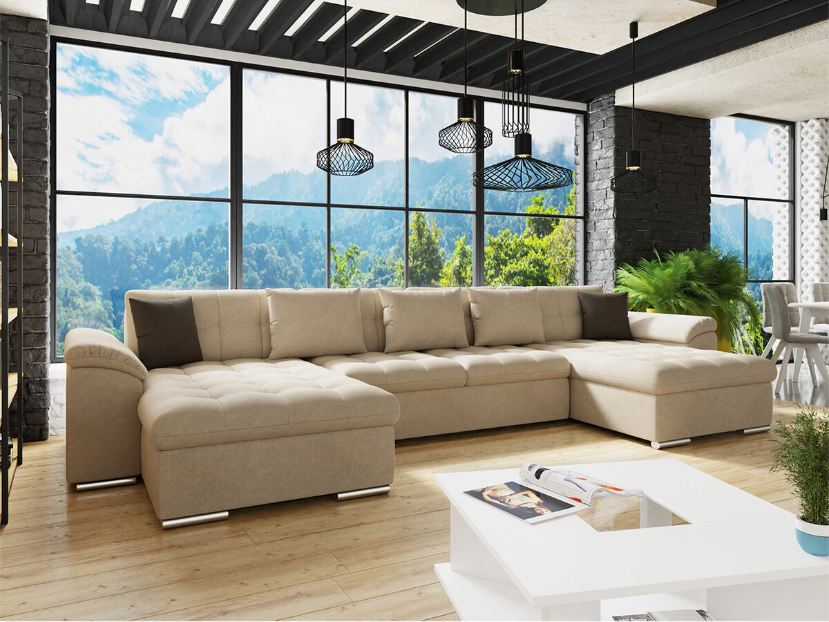 Sofá rinconero Comfivo 111 (Zetta 291 + Zetta 291 + Zetta 294)