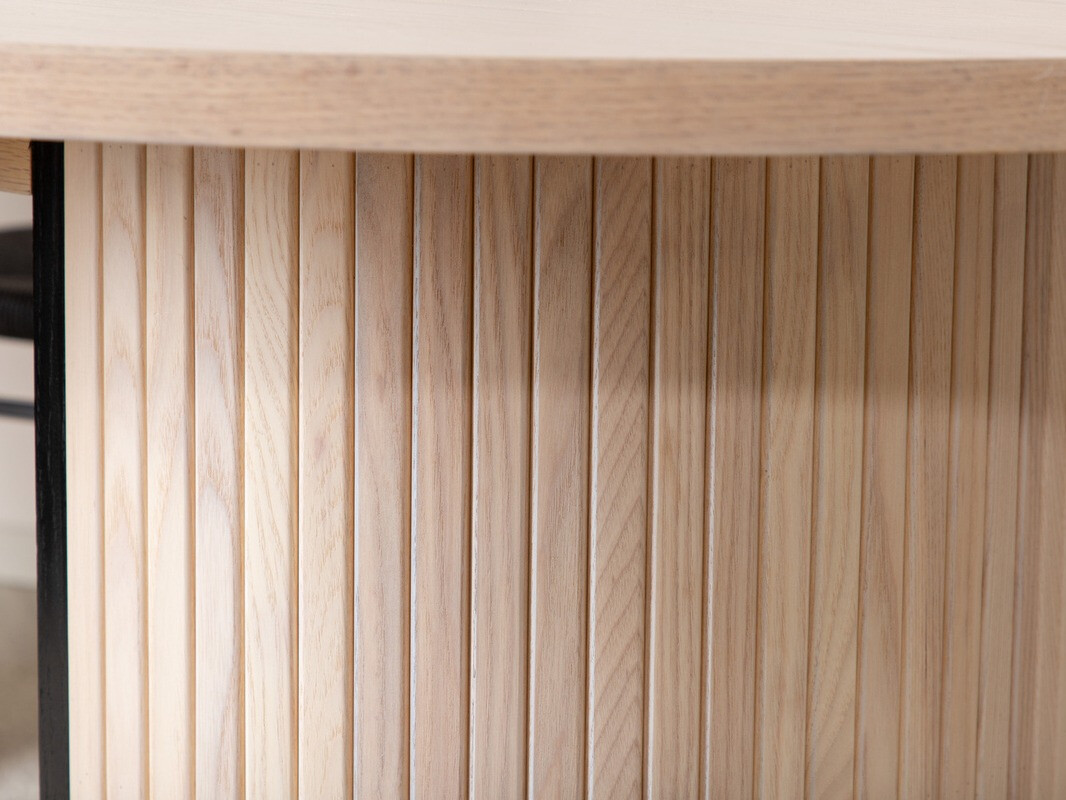 Mesa Dallas 1712 (Luminoso madera + Negro)