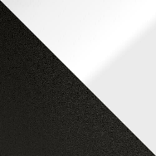 Mesa de centro Germantown 105 (Negro mate + Blanco brillante)