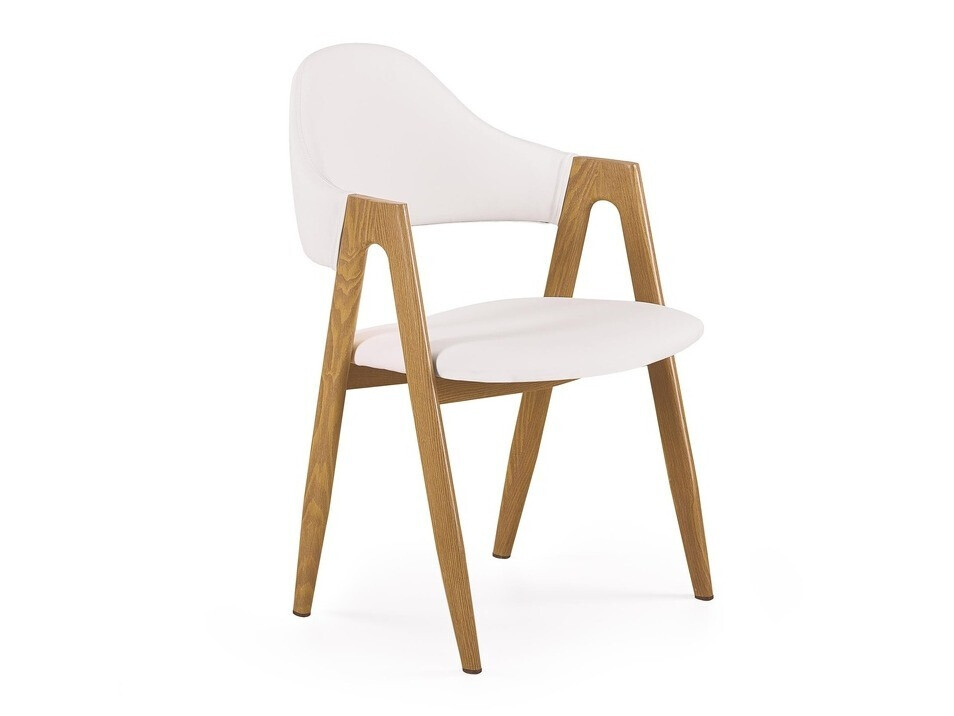 Silla Houston 561 (Blanco + roble)