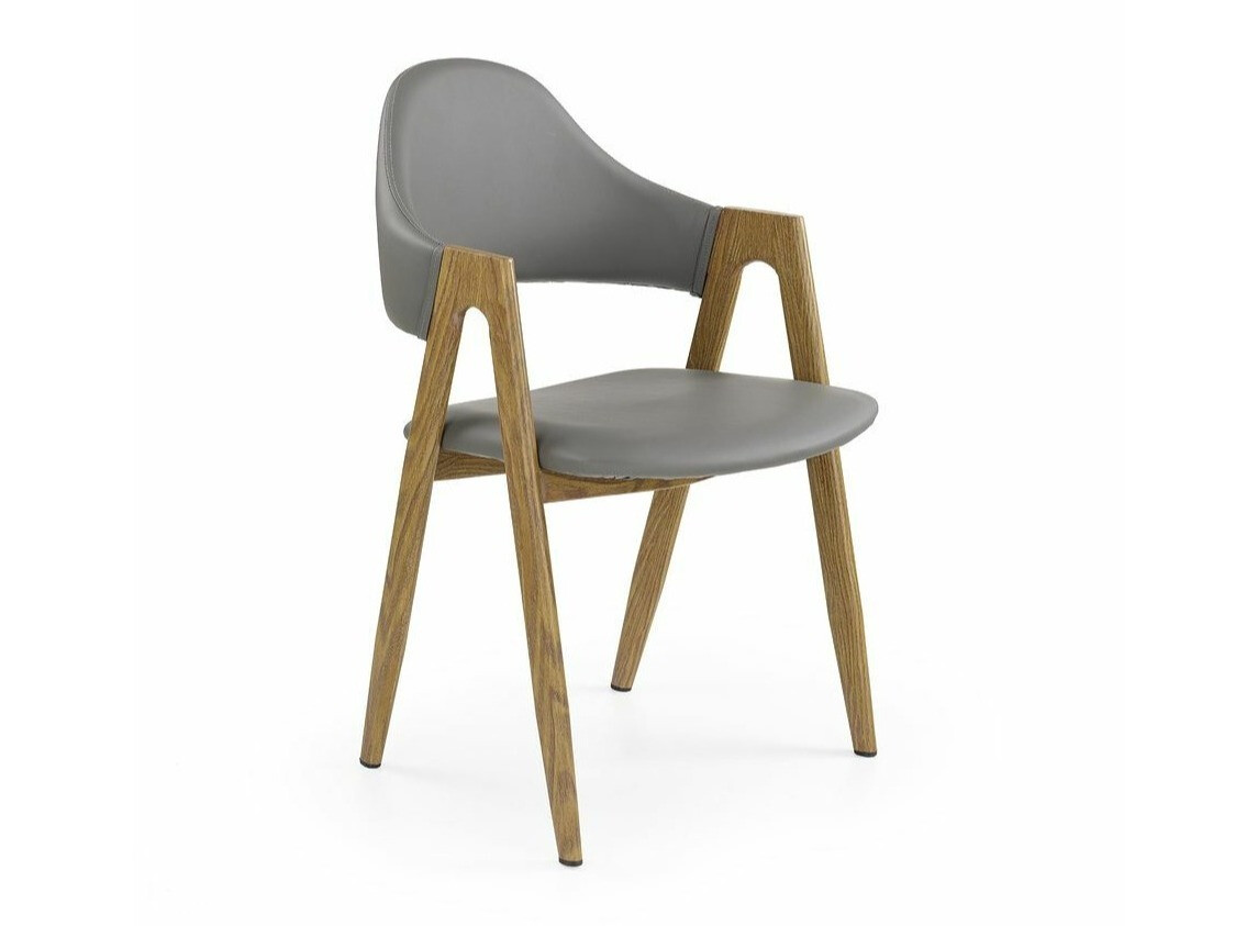 Silla Houston 561 (Gris + roble)