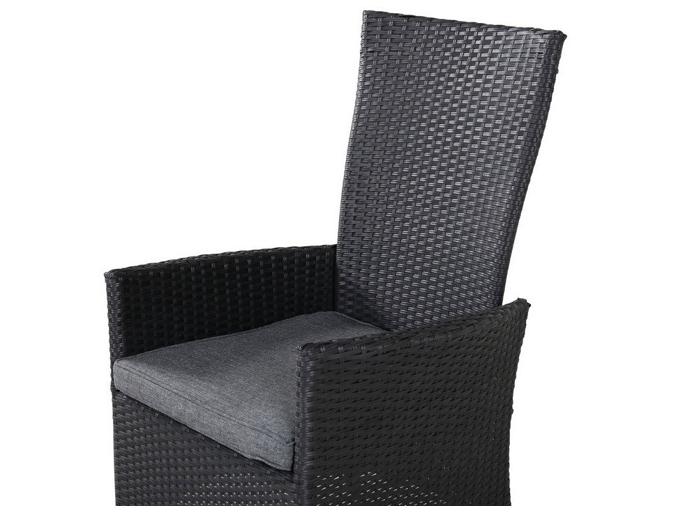 Sillón plara exterior Dallas 735 (Negro + Gris)