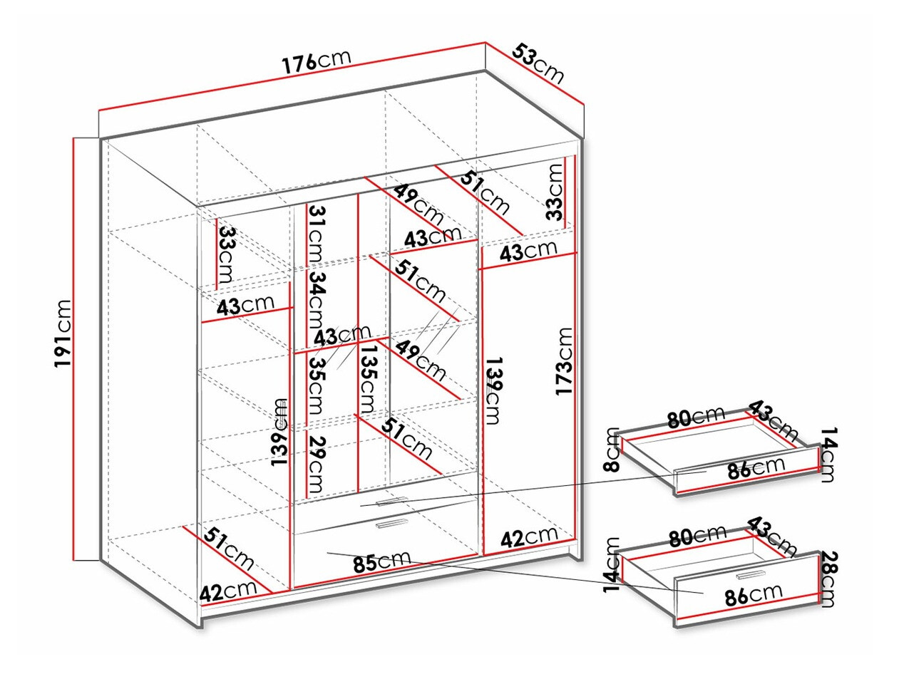 Armario Novduni 108 (Roble Sonoma)