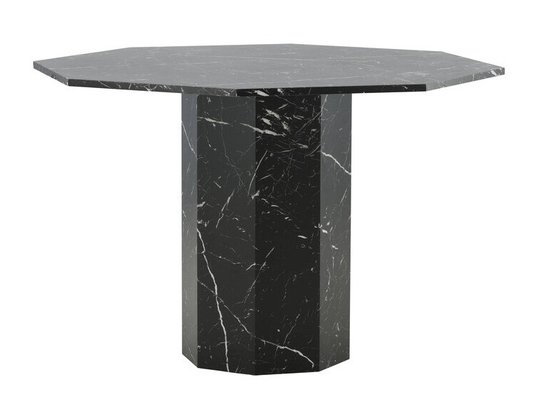 Conjunto de mesas y sillas para comedor Dallas 2617 (Negro)