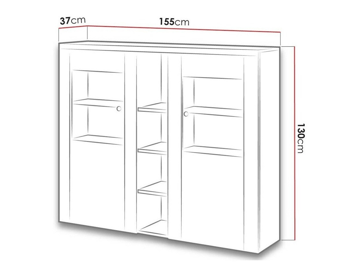 Aparador Salelbo 105 (Cebolla de alerce + Trufa roble)
