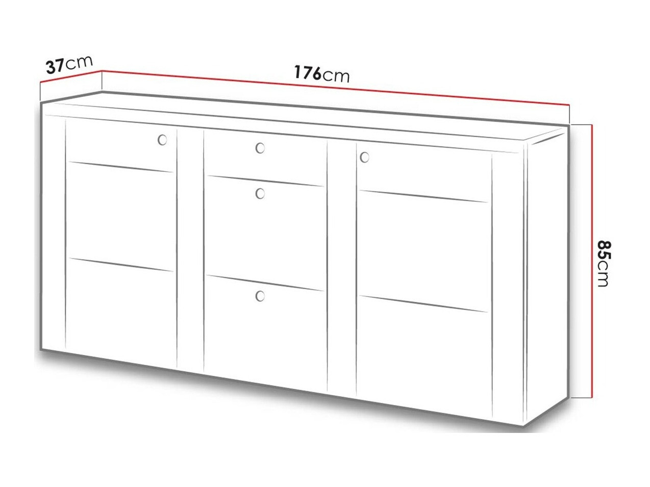 Cómoda Salelbo 107 (Cebolla de alerce + Trufa roble)