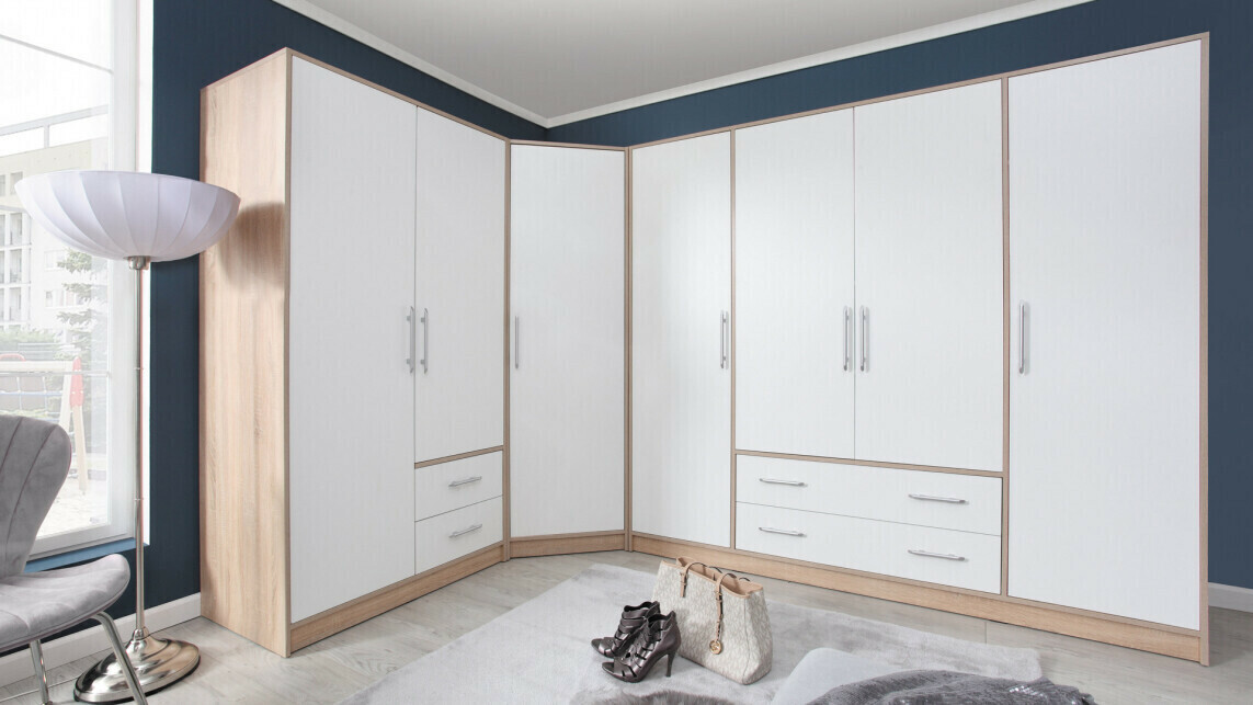 Armario Cavmero 102 (Roble Sonoma + Blanco)