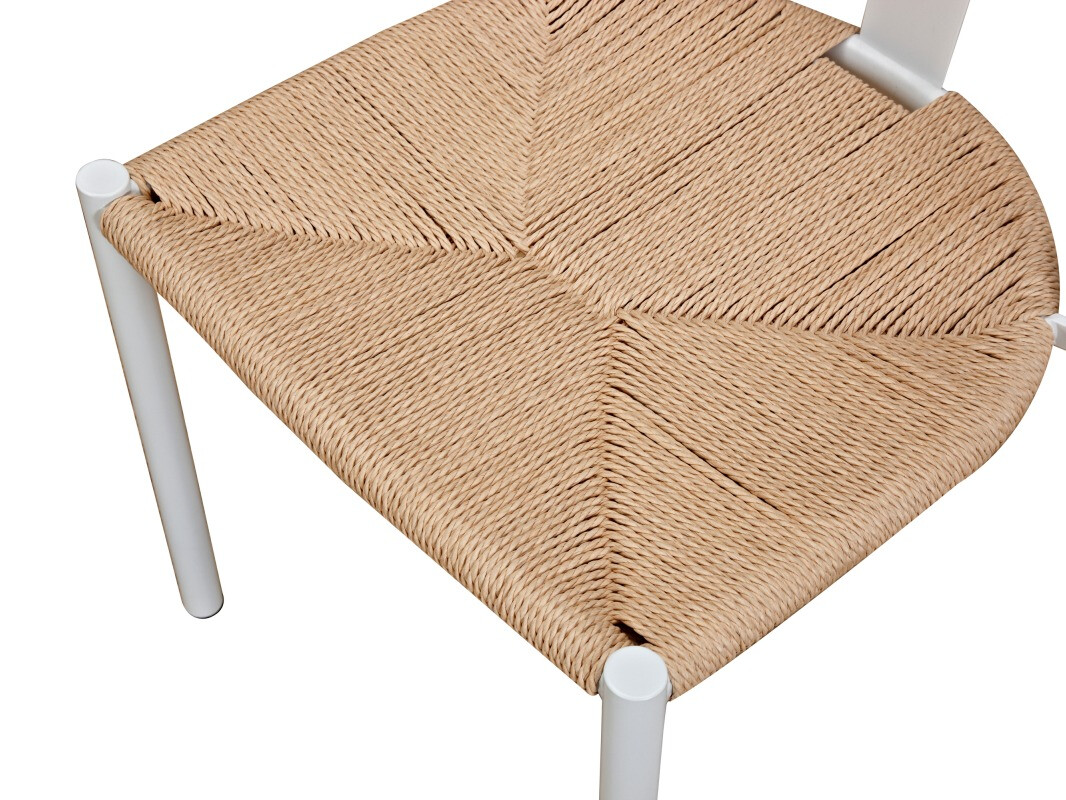 Silla Andrarum 192 (Blanco + Marrón)