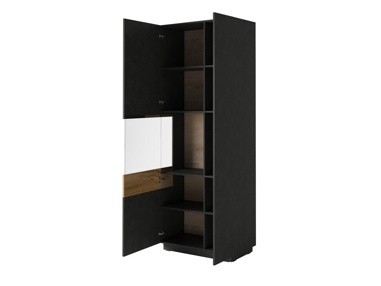 Conjunto de salón Livlore 108 (Madera gris + Roble wotan)