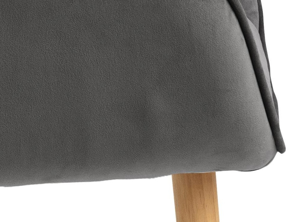 Silla Norsica 489 (Gris oscuro + Luminoso madera)