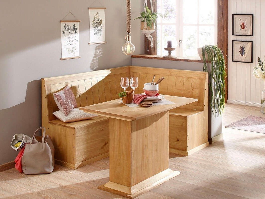 Banco esquinero Cirfeli 104 (Pino)