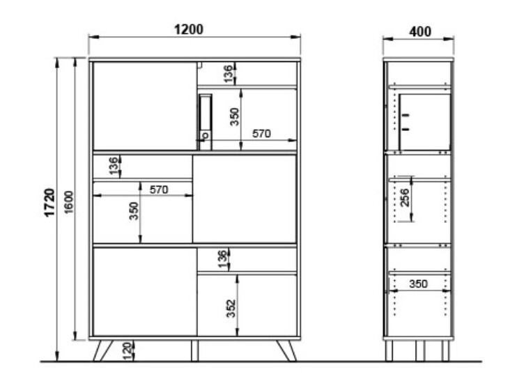 Estantería Sacramento 470