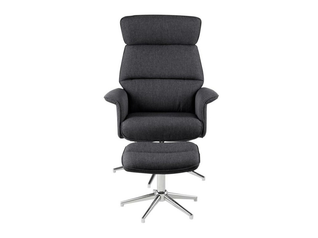 Sillón Norsica 570 (Gris oscuro + Plata)