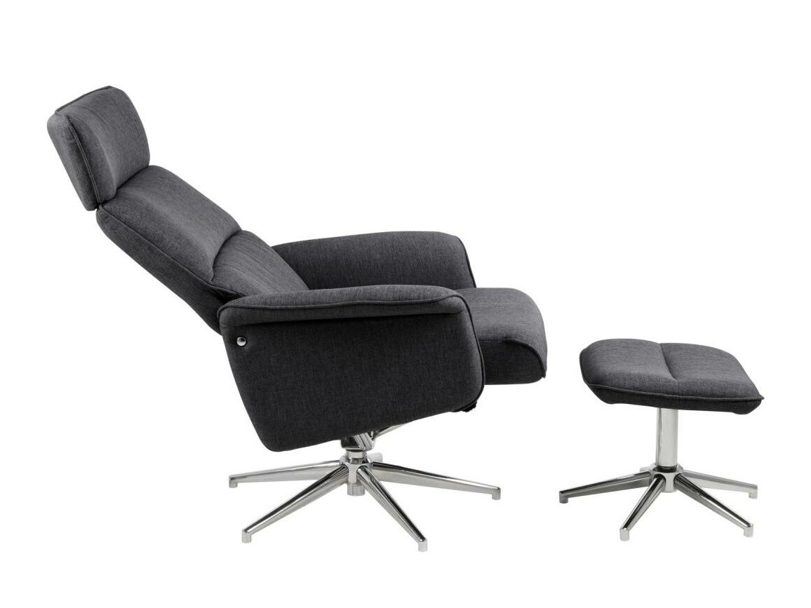 Sillón Norsica 570 (Gris oscuro + Plata)