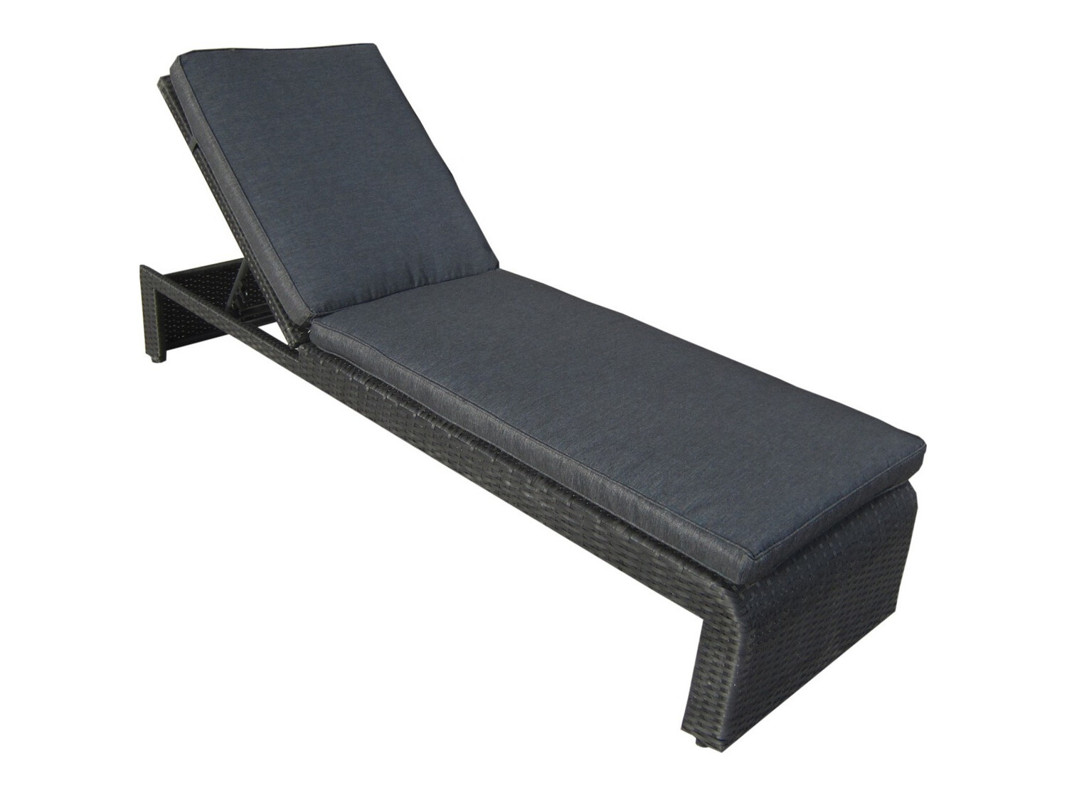 Tumbona Dallas 771 (Negro + Gris)