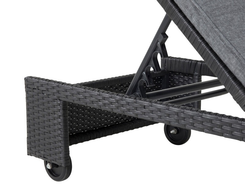 Tumbona Dallas 771 (Negro + Gris)