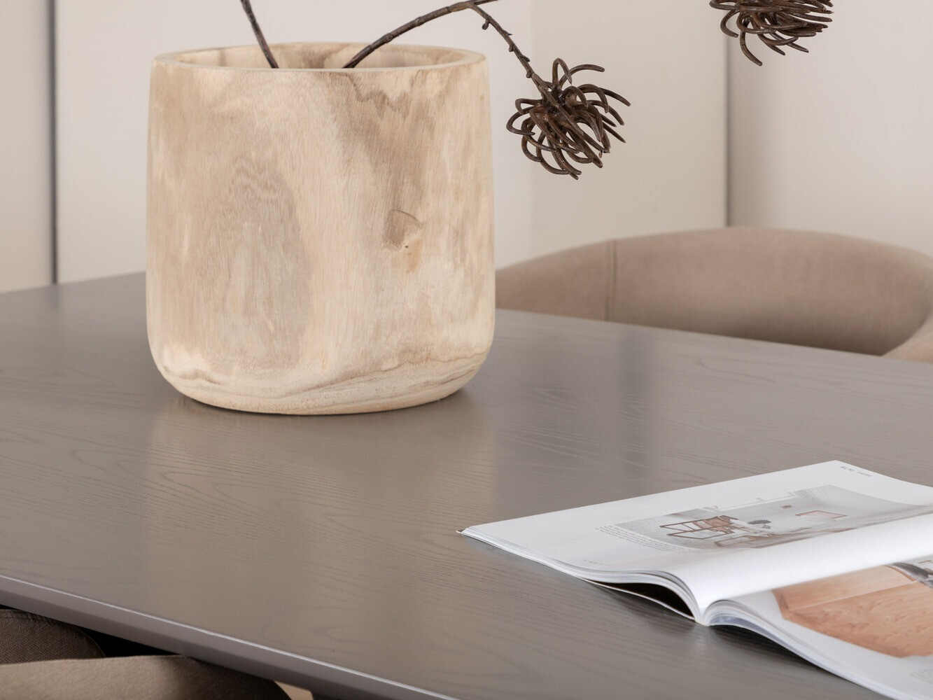 Conjunto de comedor Dallas 3036 (Beige + Negro)