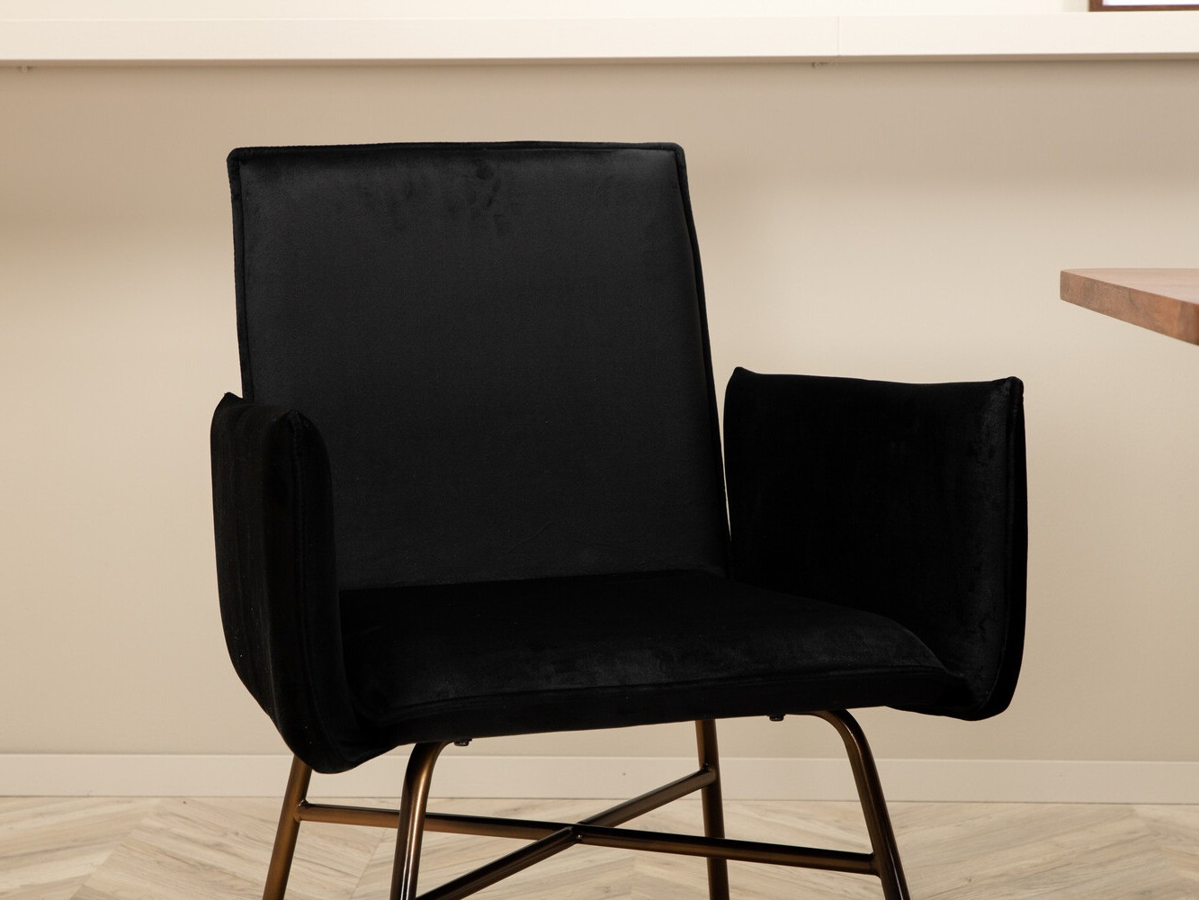 Conjunto de comedor Dallas 2789 (Negro + Cobre)