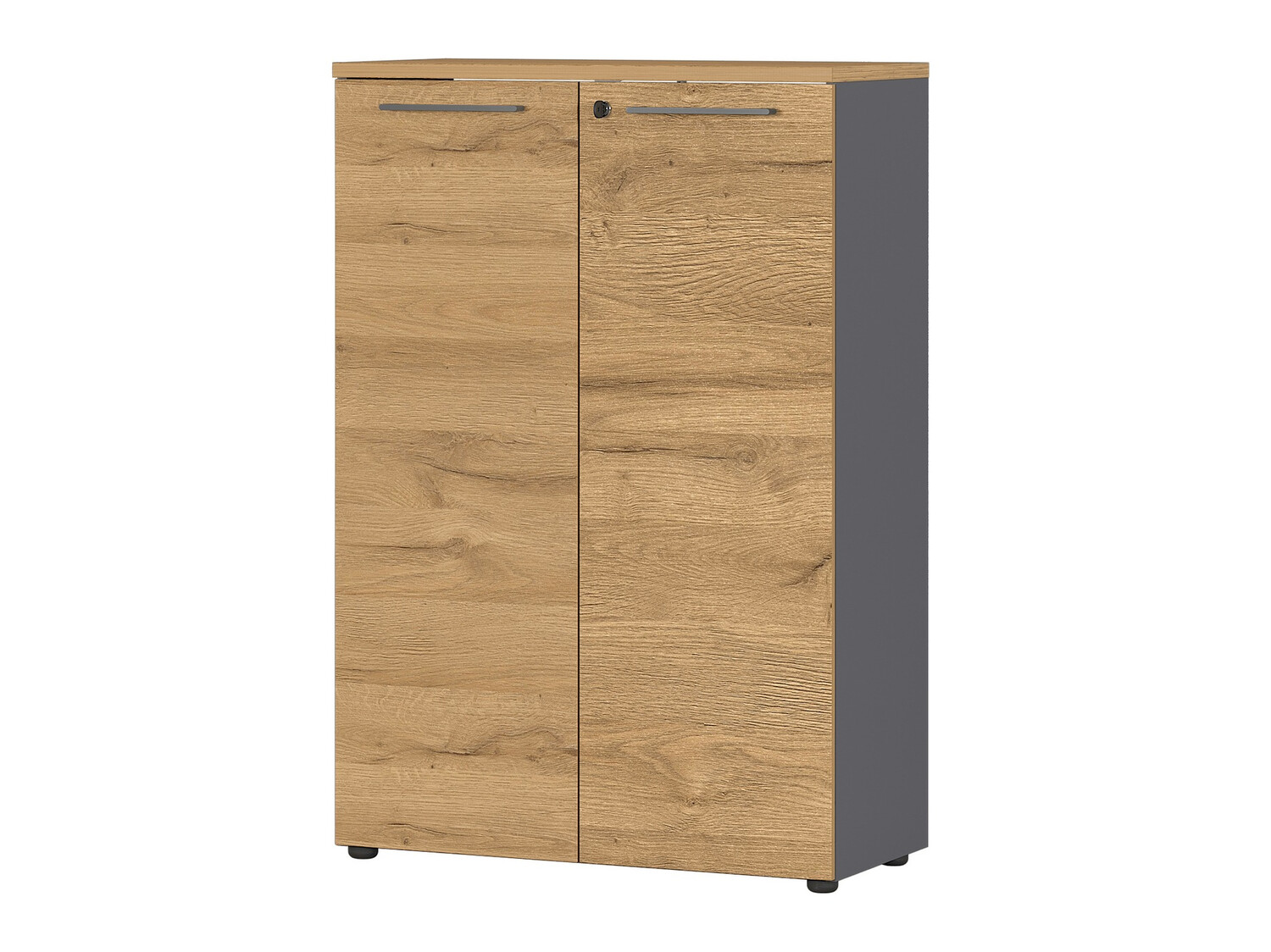 Aparador Eliromo 102 (Grafito + Roble nieto)