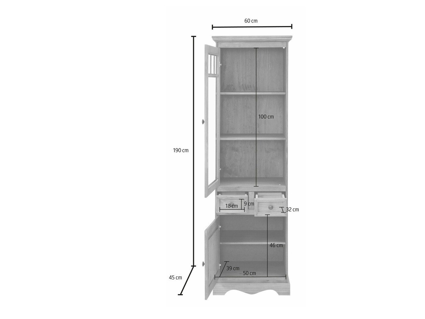 Estantería Fentivo 105 (Pino)