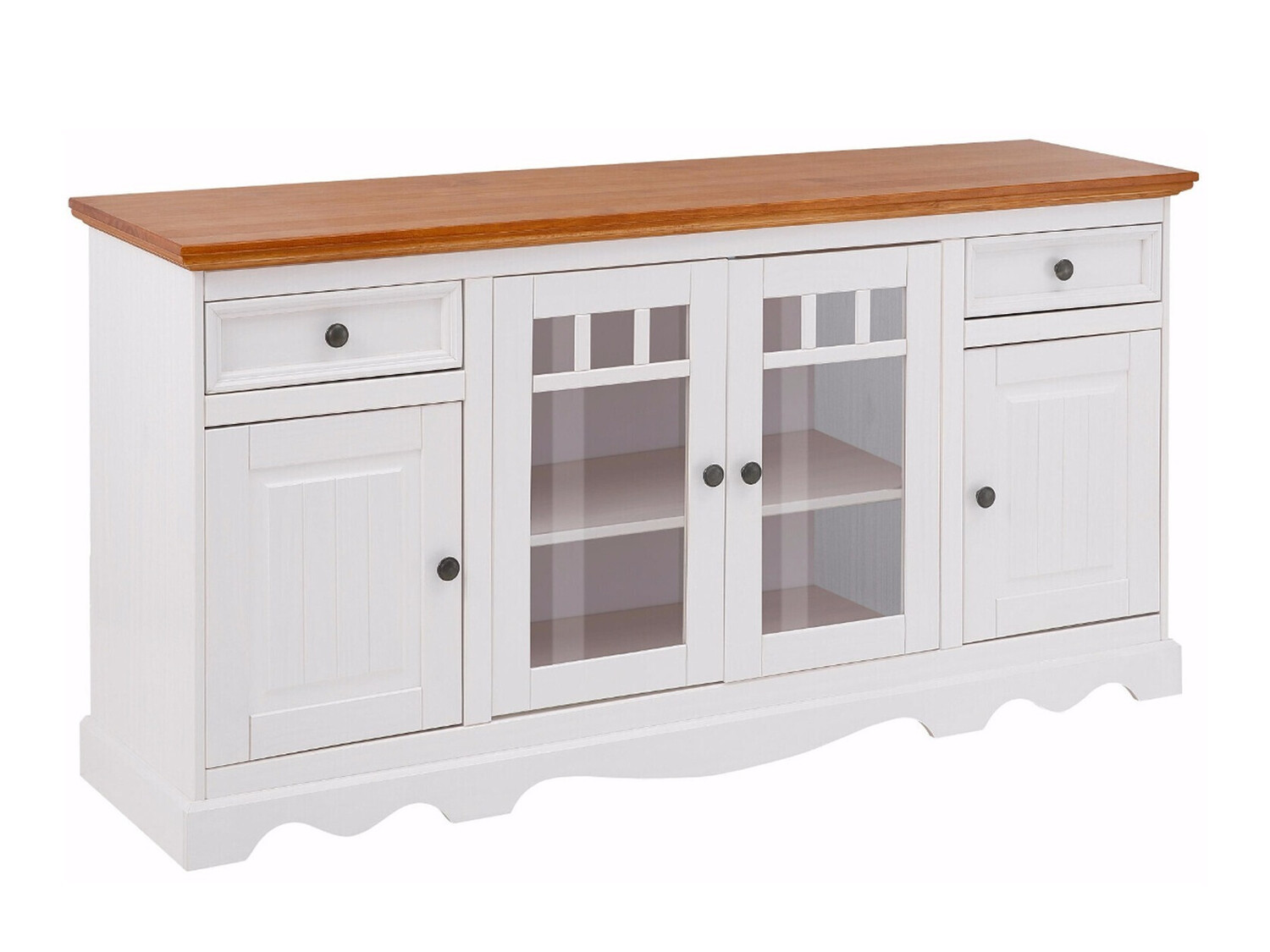 Cómoda Fentivo 107 (Blanco + Miel de roble)