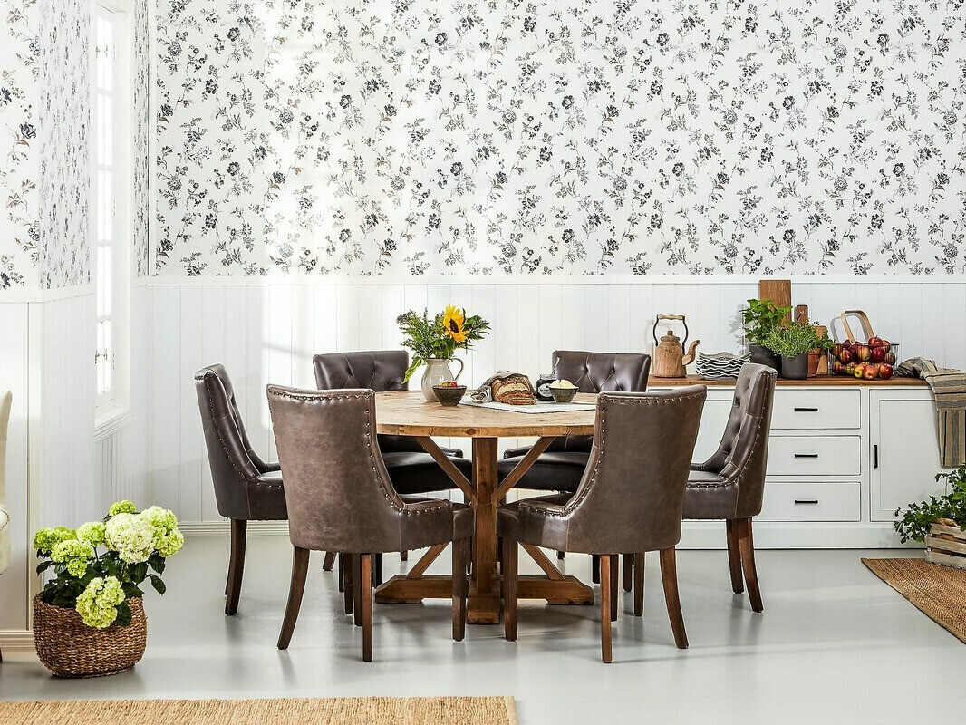 Conjunto de comedor Manor House 193 (Marrón oscuro)