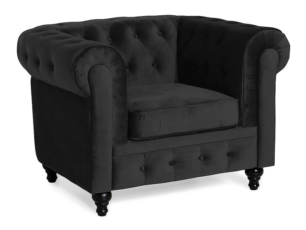 Chesterfield sillón Manor House Ophfenu 100 (Negro)