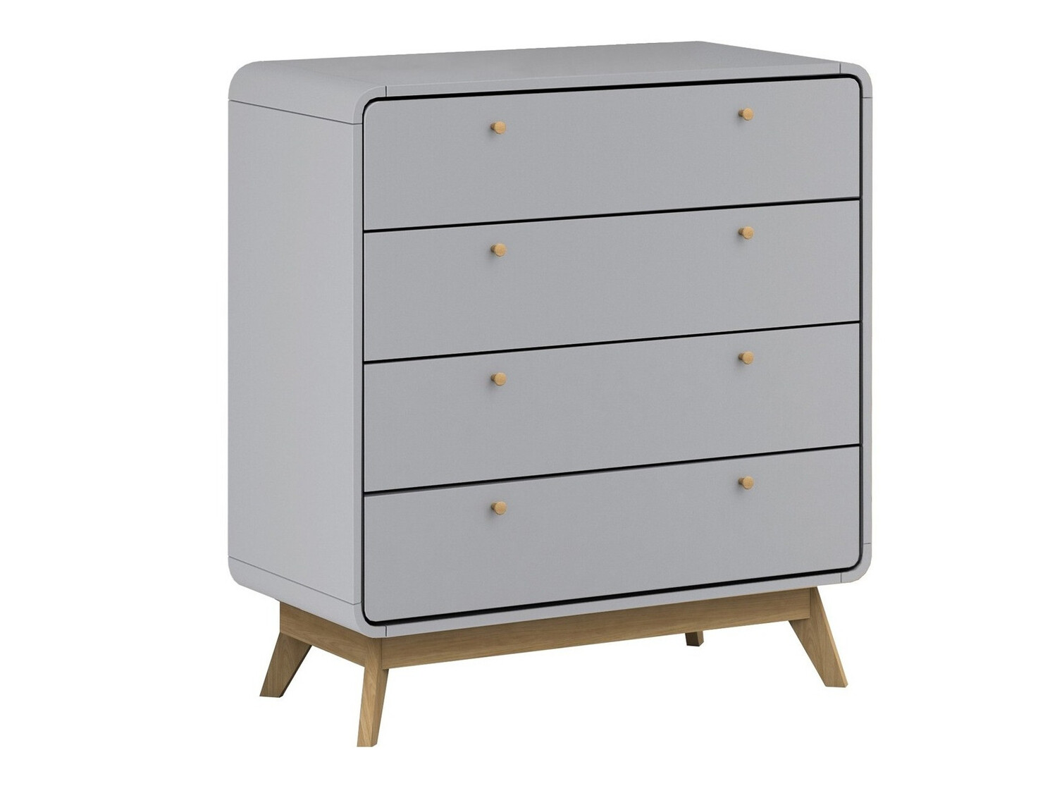 Cómoda Elbtena 112 (Gris + Roble)