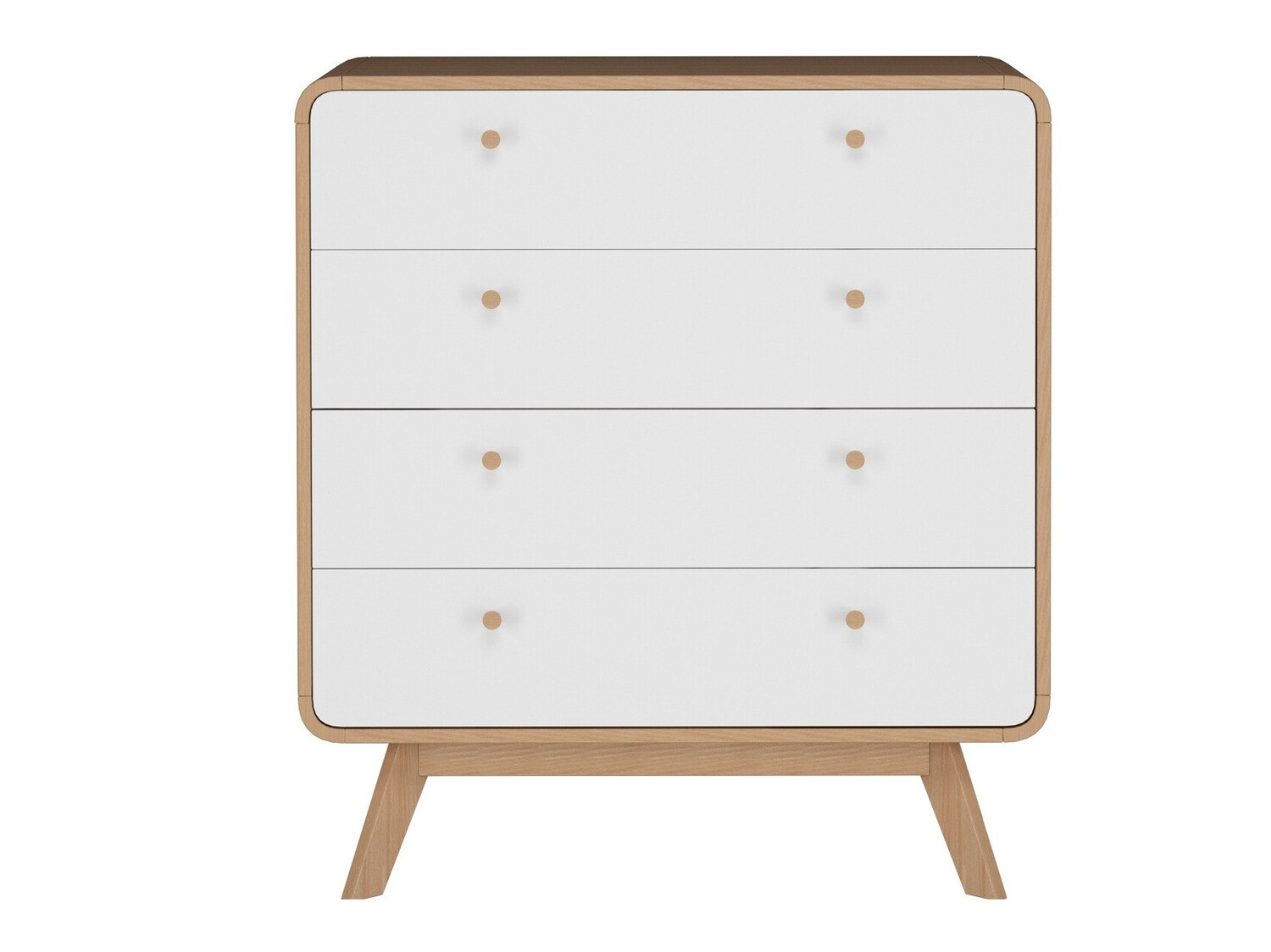 Cómoda Elbtena 112 (Roble + Blanco)