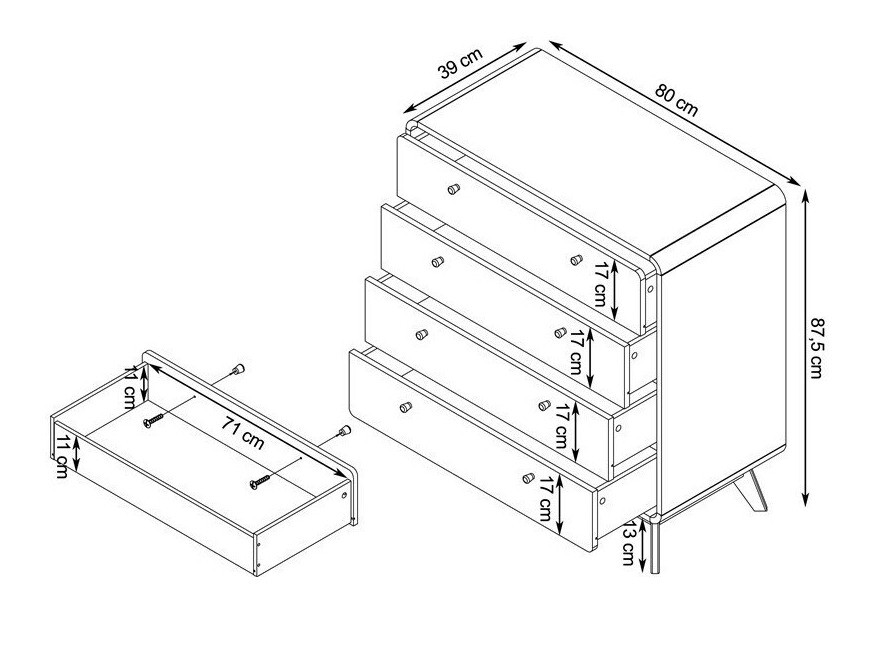 Conjunto para oficina en casa Elbtena 114