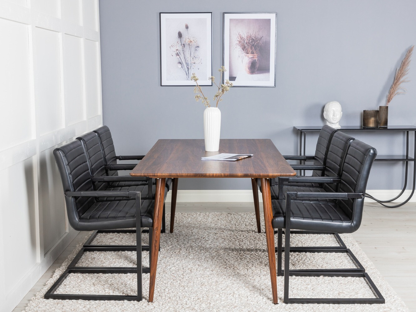 Conjunto de mesas y sillas para comedor Dallas 1884