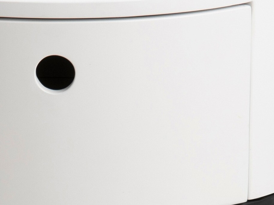 Mesa auxiliar Norsica 595 (Blanco + Negro)