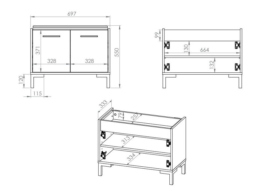 Conjunto para recibidor Larnolo 109