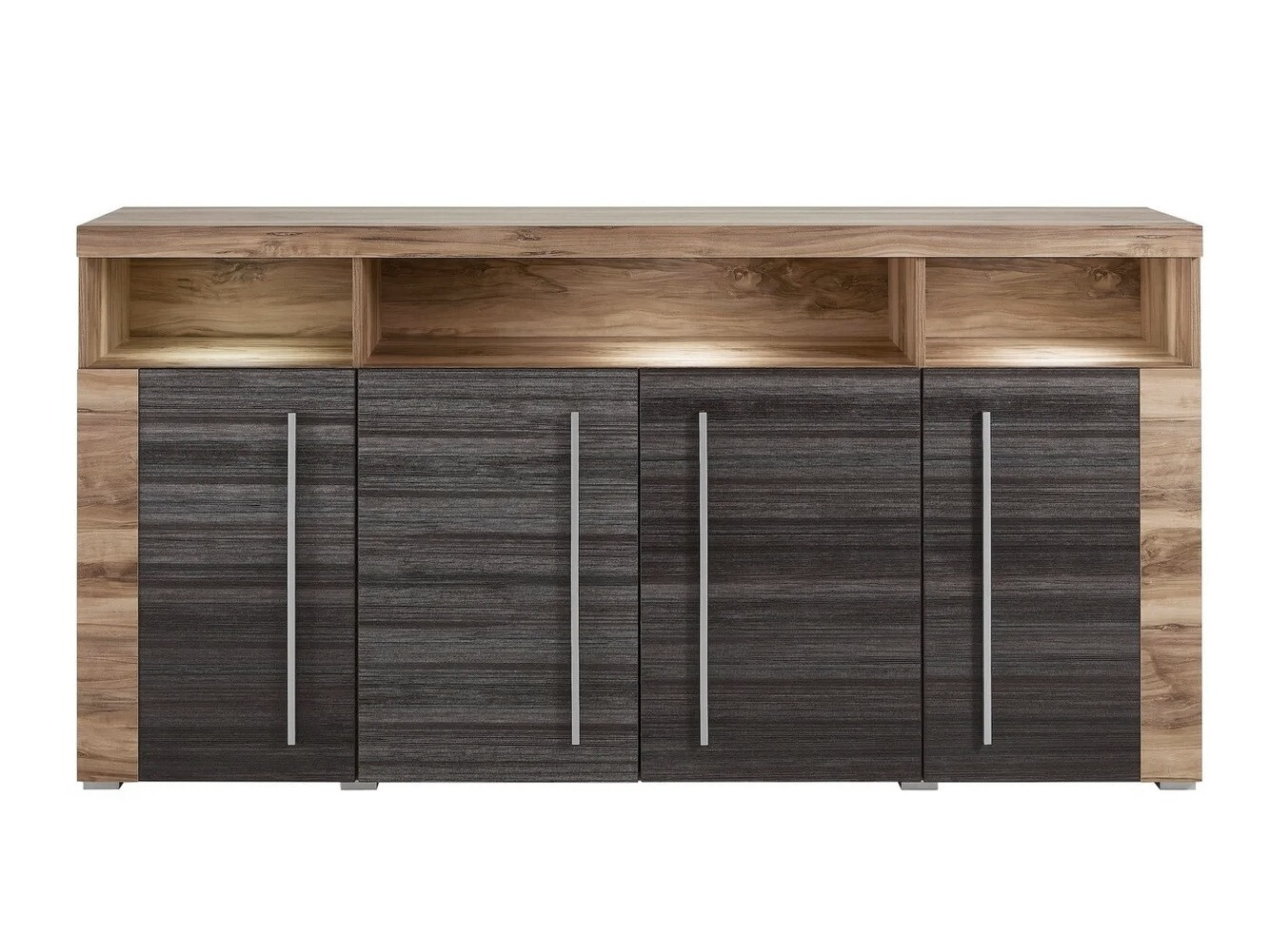 Aparador Sorciro 107 (Nuez + Roble oscuro)