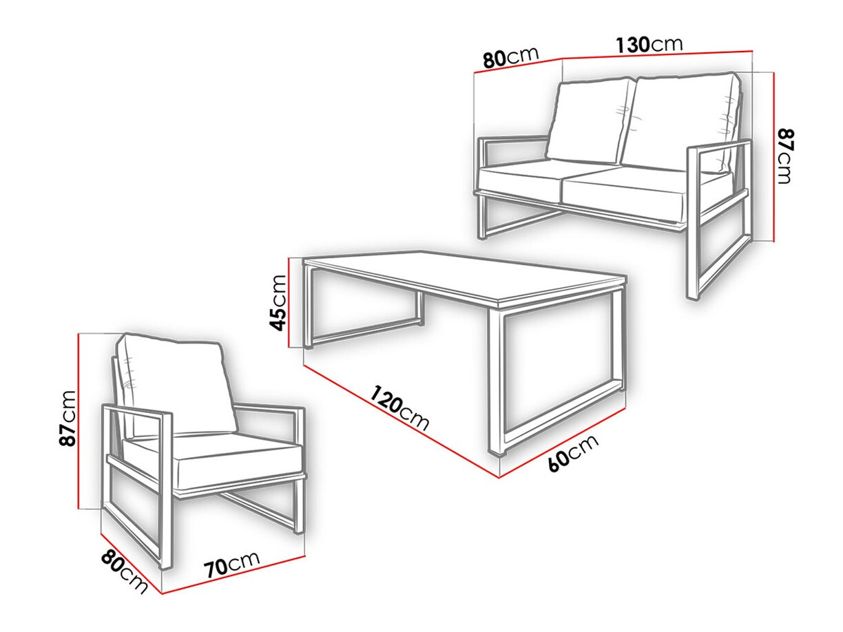 Conjunto de muebles de exterior Germantown 104