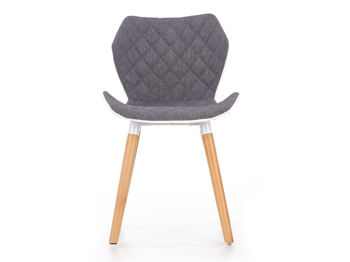 Silla Houston 583 (Gris + Blanco + Luminoso madera)