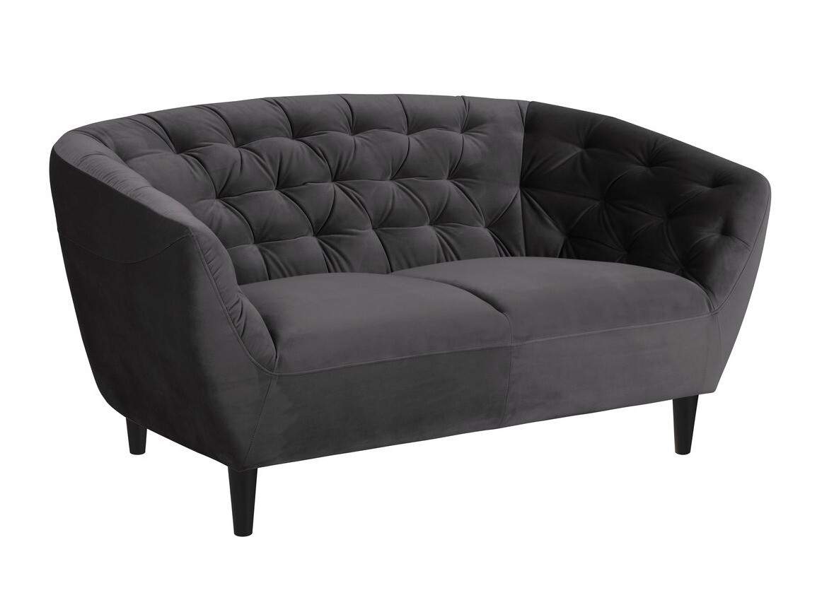 Sofá chesterfield Norsica 260 (Gris oscuro)