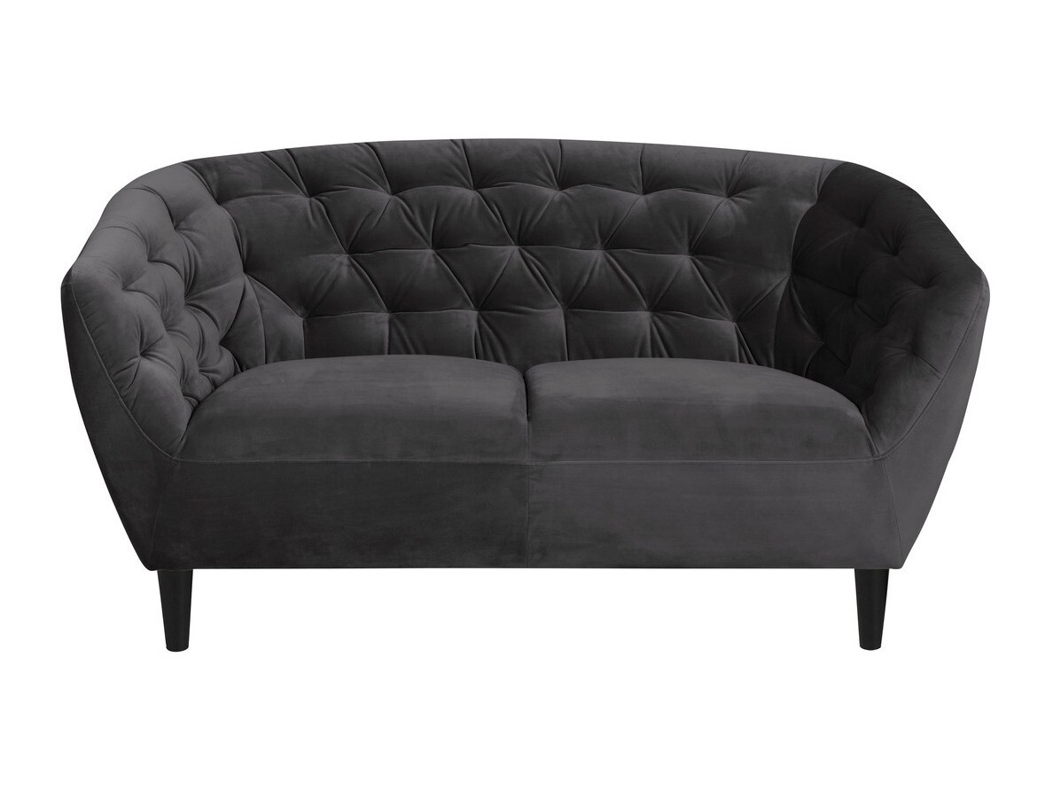 Sofá chesterfield Norsica 260 (Gris oscuro)