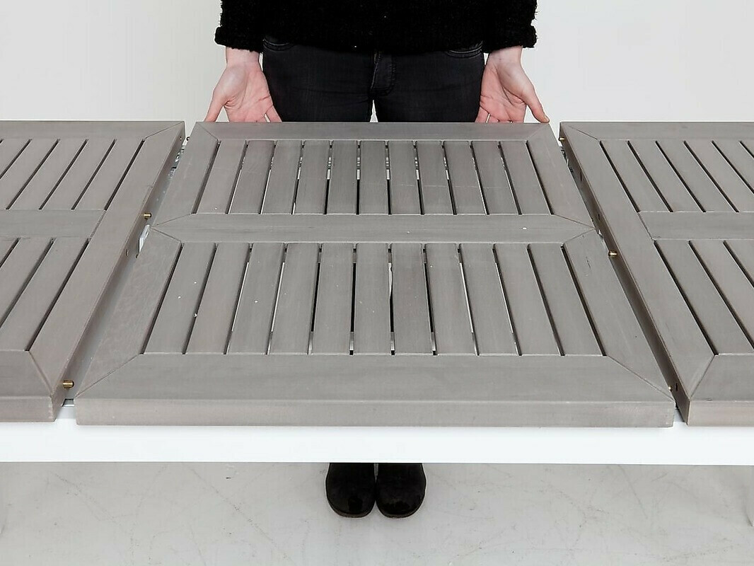 Conjunto de mesa y sillas Comfort Garden 1458 (Blanco)