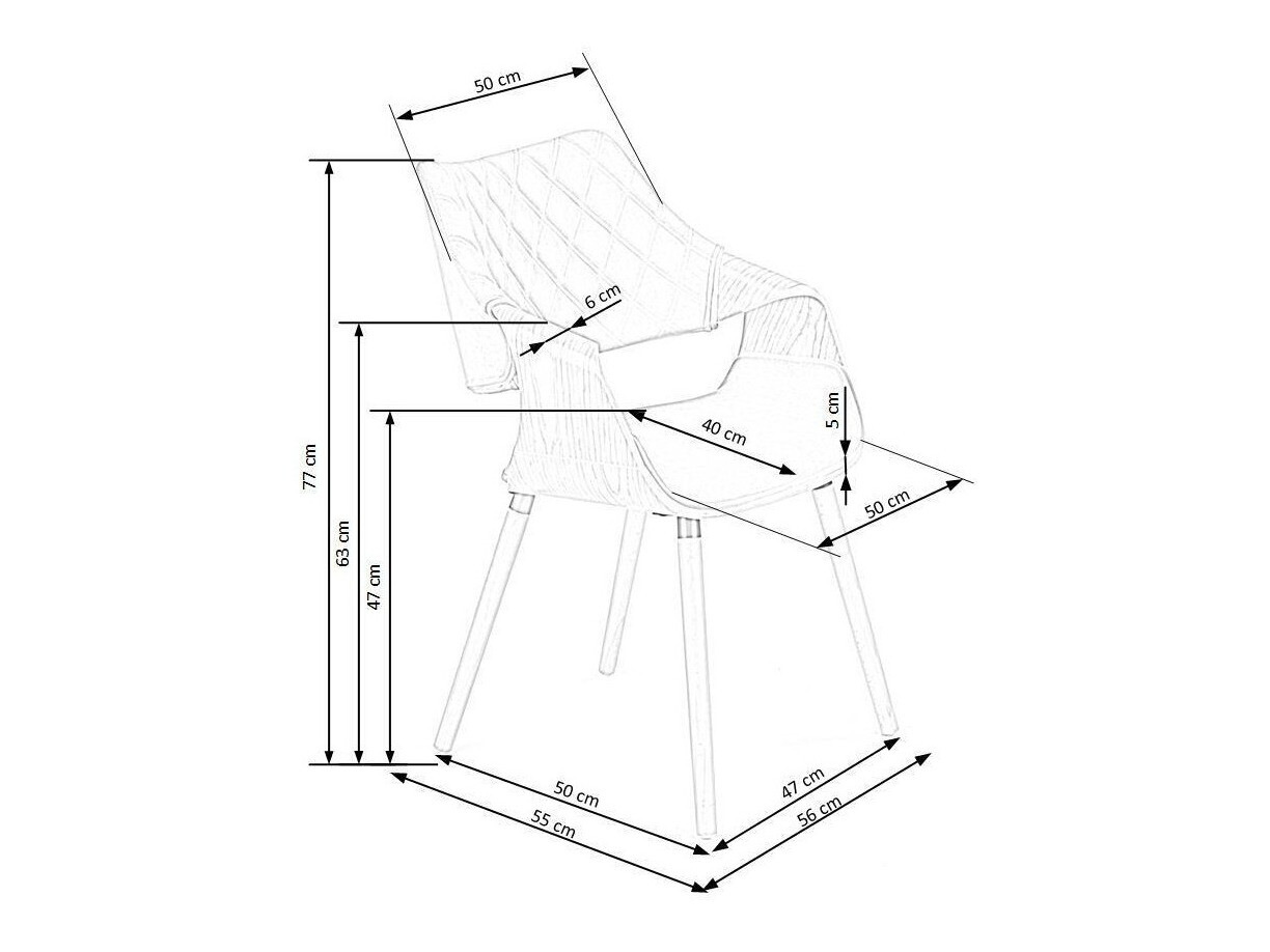 Silla Houston 720 (Nuez + Negro)