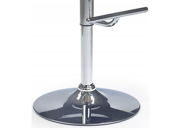Taburete alto Houston 517 (Nogal + Crema + Plata)