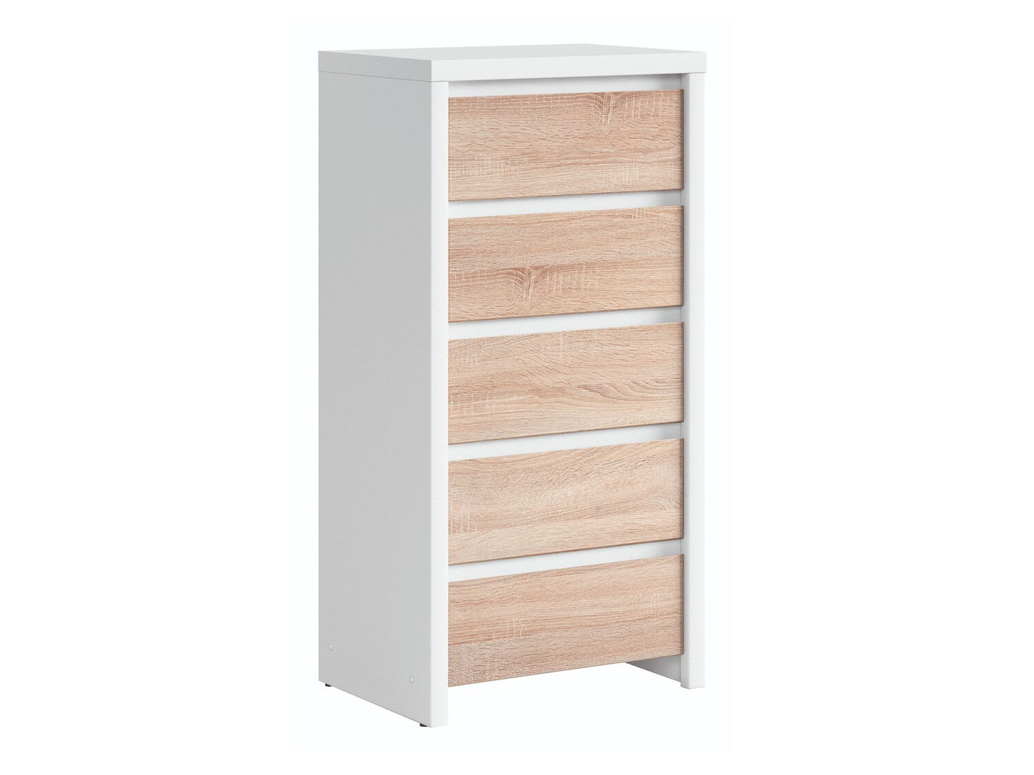 Cómoda Nolroma 106 (Blanco + Somoma roble)