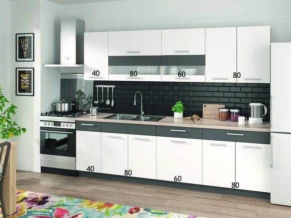 Conjunto de cocina modular Mode Beech 129